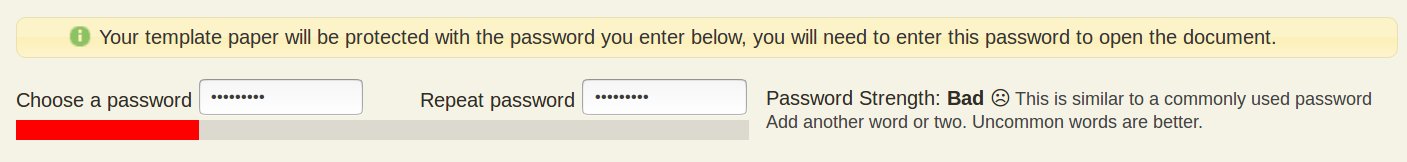 Insecure Password Choice